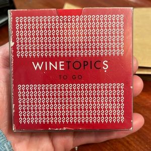Table Topics Conversation Starter To Go pack:  Wine theme